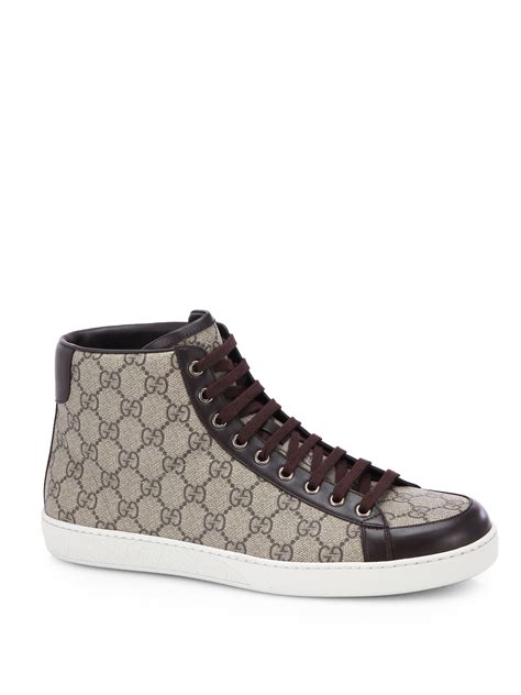 gucci high neck shoes|Gucci shoes men high top.